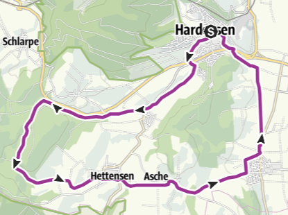 Übersichtskarte 3. Feierabendradeln