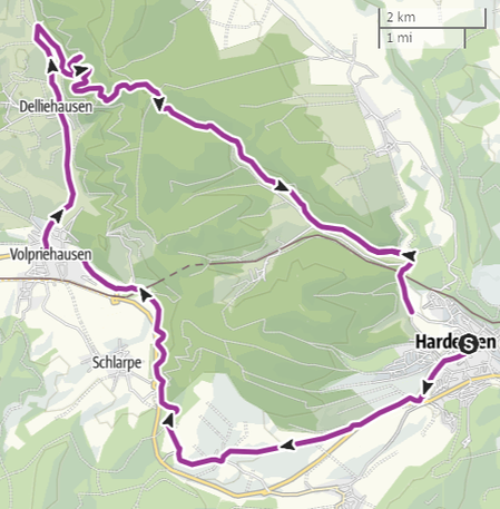 Übersichtskarte 1. Feierabendradeln