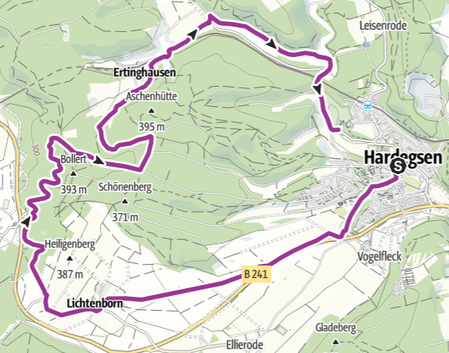 Übersichtskarte 1. Feierabendradeln