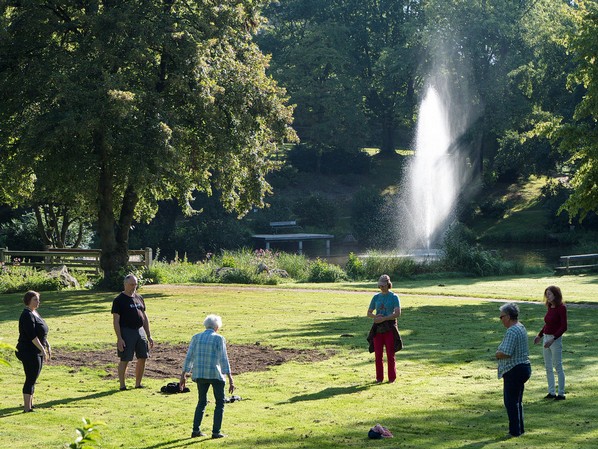 Qi Gong im Kurpark Qiu Gong im Kurpark